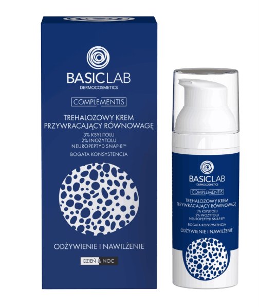 BasicLab BASICLAB Complementis Trehalozowy krem przywracający równowagę o bogatej konsystencji 50 ml