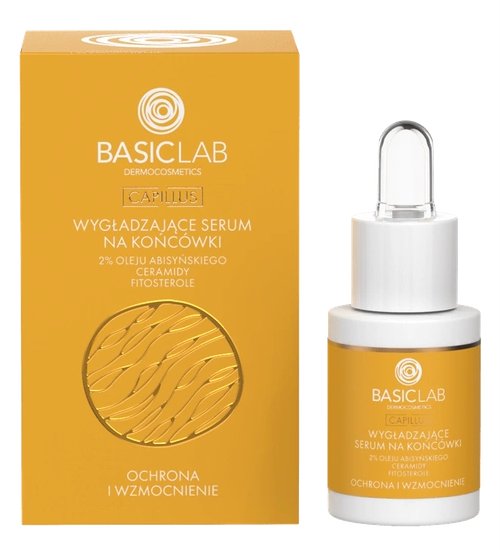 BasicLab BASICLAB Capillus Wygładzające serum na końcówki włosów 15 ml — Inhaltsstoffe i ocena