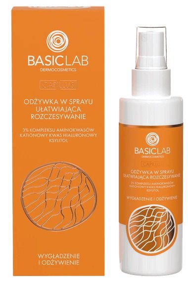 BasicLab BASICLAB Capillus Odżywka w sprayu ułatwiająca rozczesywanie 150 ml
