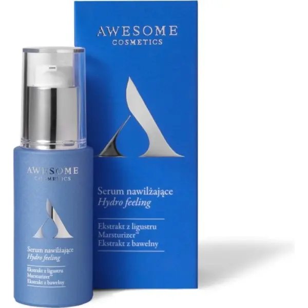 AWESOME COSMETICS AWESOME COSMETICS HYDRO FEELING SERUM feuchtigkeitsspendend für das Gesicht 30ML — Inhaltsstoffe i ocena