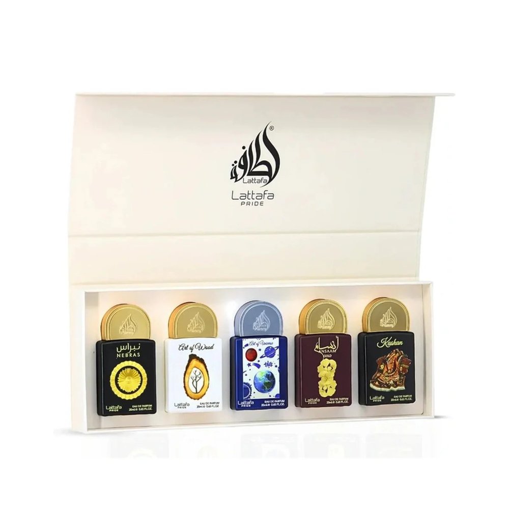Lattafa Set LATTAFA PRIDE NO.03 COLLECTION 5X20ML Eau de Parfum Unisex — Inhaltsstoffe i ocena