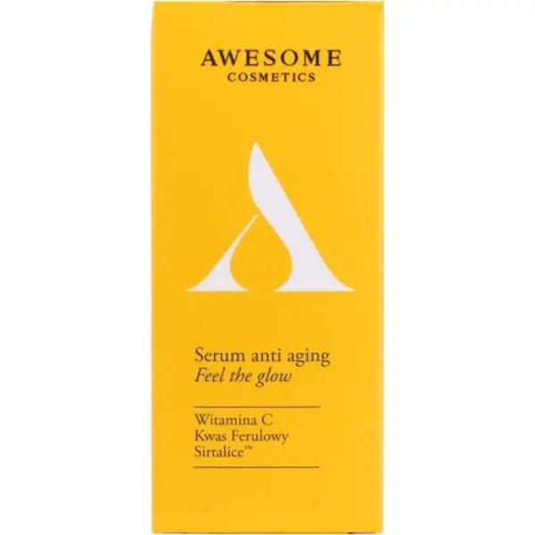 AWESOME COSMETICS AWESOME COSMETICS ANTI AGING FEEL GLOW SERUM PRZECIWZMARSZCZKOWE 30ML — Inhaltsstoffe i ocena