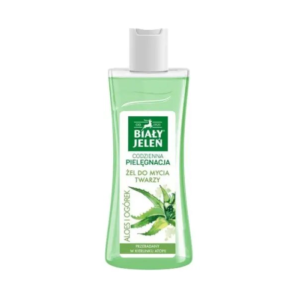 Biały Jeleń Biały Jeleń żel do mycia twarzy aloes i ogórek 265 ml