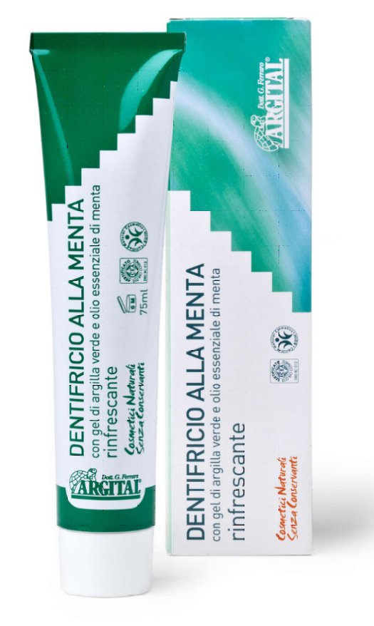 Argital ARGITAL Alla Menta 75ml - w 100% naturalna pasta odświeżająca na bazie olejku mięty