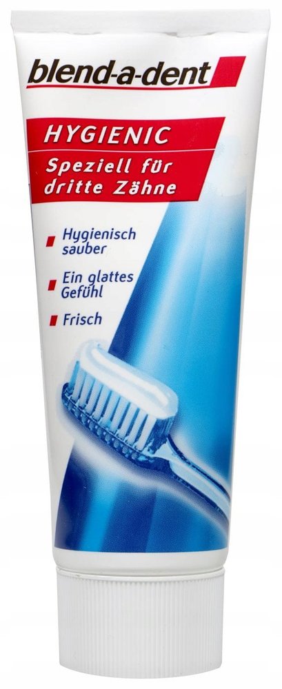 Blend-a-dent BLEND-A-DENT Hygienic Creme 75ml - kremowa pasta do czyszczenia i pielęgnacji protez zębowych — Inhaltsstoffe i ocena