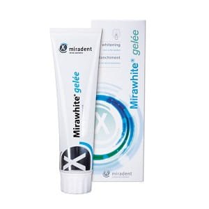 Miradent MIRADENT Mirawhite-Gel 100ml pasta wybielająca z fluorem 1450 ppm — Inhaltsstoffe i ocena