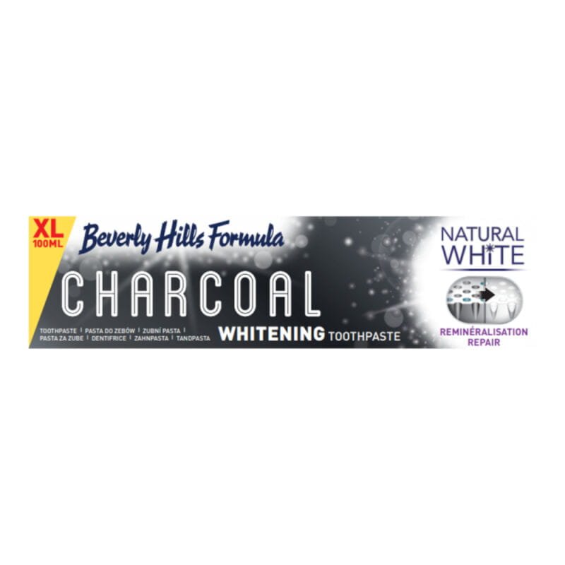 Beverly Hills BEVERLY HILLS Natural White CHARCOAL 100ml - pasta wybielająca z aktywnym węglem — Inhaltsstoffe i ocena