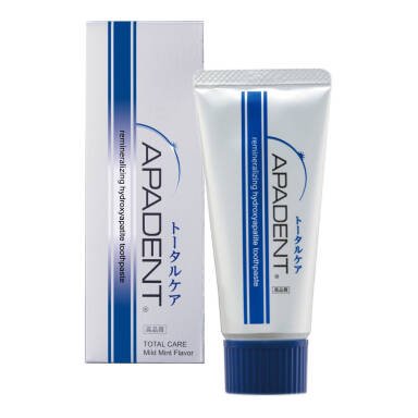 Apadent Total Care 60g - Zahnpasta utwardzająca szkliwo — Inhaltsstoffe i ocena