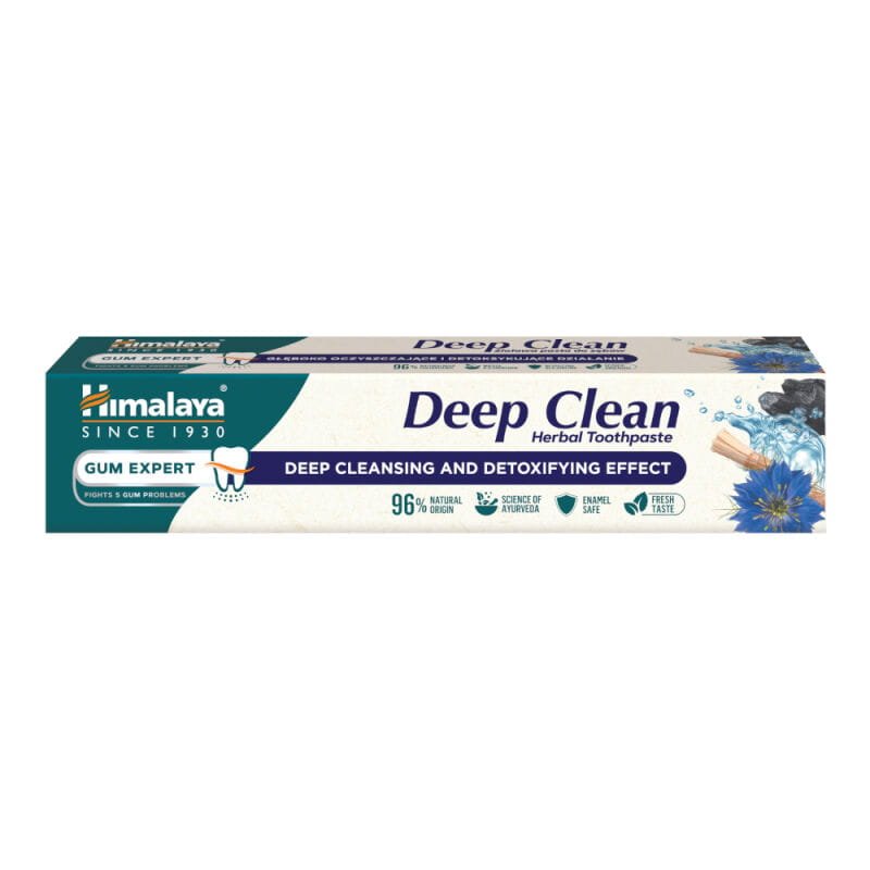 HIMALAYA HIMALAYA Herbals Deep Clean 75ml - ziołowa pasta do zębów głęboko oczyszczająca i detoksykująca — Inhaltsstoffe i ocena