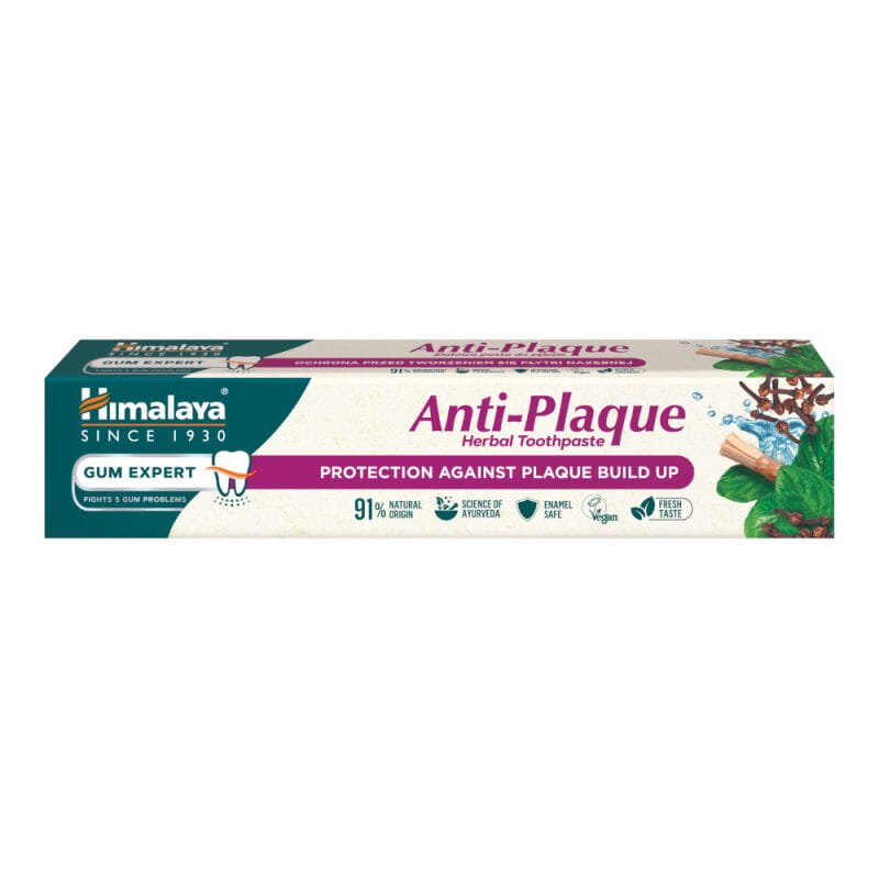 HIMALAYA HIMALAYA Herbals Anti-Plaque 75ml - pasta do zębów przeciw osadzaniu się kamienia nazębnego — Inhaltsstoffe i ocena