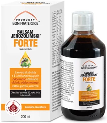 Produkty Bonifraterskie Lotion Jerozolimski Forte, Lotion, 200 ml