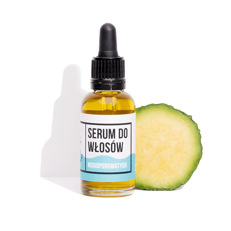 Nieznana Naturalne serum do włosów niskoporowatych, Cztery Szpaki, 30 ml — Inhaltsstoffe und Bewertung