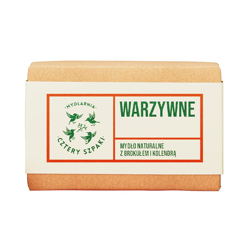 Nieznana Warzywne - natürlich Stückseife, Cztery Szpaki, 110 g