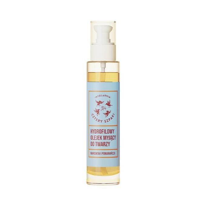 Nieznana Naturalny hydrofilowy olejek myjący Marchew i Pomarańcza, Cztery Szpaki, 100 ml — Inhaltsstoffe und Bewertung
