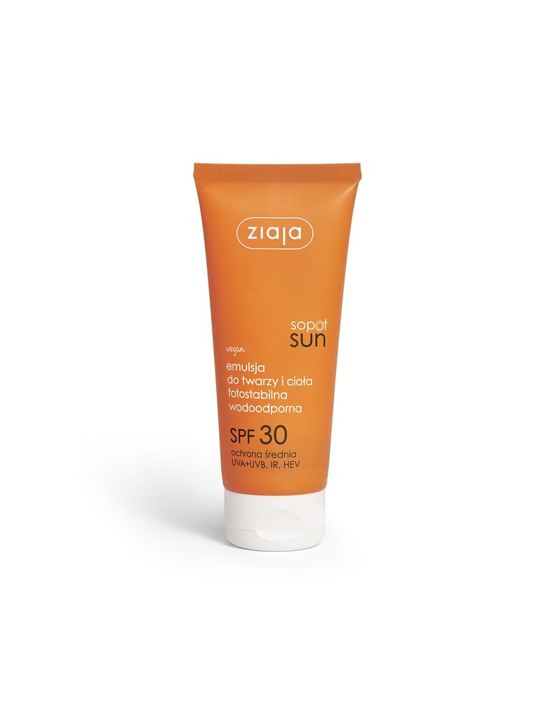 Ziaja Sopot Sun Emulsion für Gesicht und Körper SPF30, 100ml