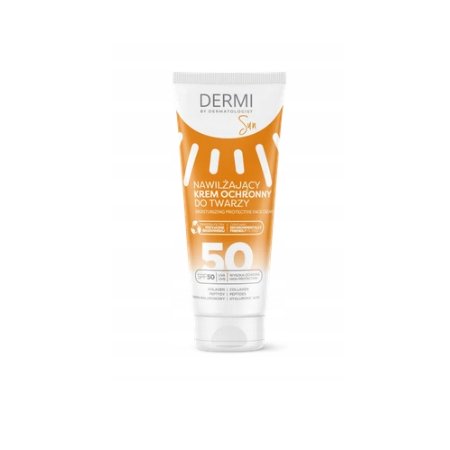 Nieznana Dermi Sun Gesichtscreme feuchtigkeitsspendend schützend SPF 50 - - 50 ml