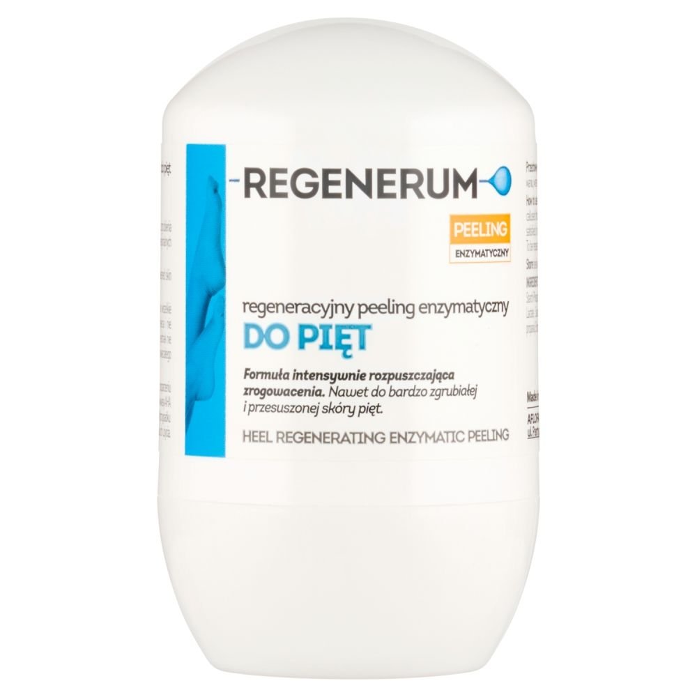 Nieznana Regenerum, peeling, regeneracyjny do stóp, enzymat., 50 ml — Inhaltsstoffe i ocena