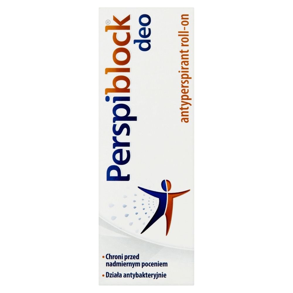 Nieznana Perspiblock Deo, antyperspirant, nadmierna potliwość, roll-on, 50 ml