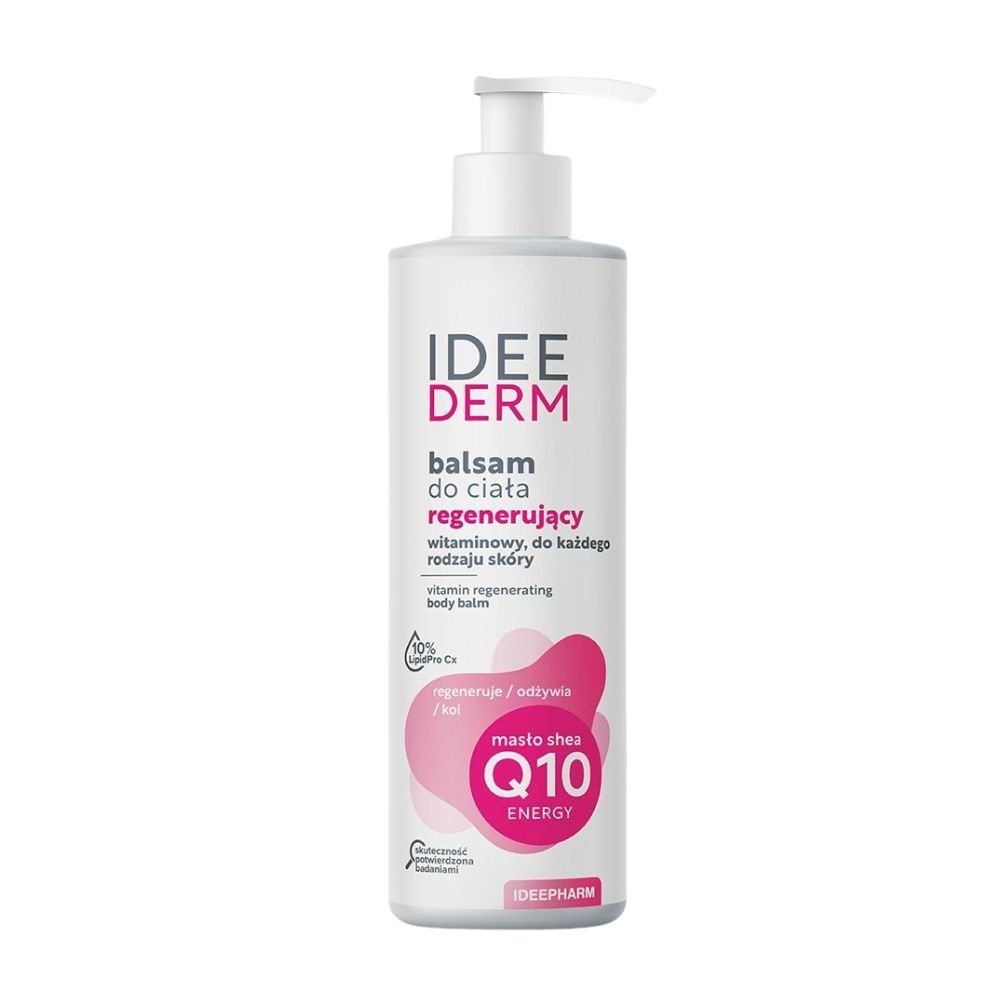 IDEEPHARM Ideederm, balsam do ciała regenerujący do każdego rodzaju skóry, 400ml — Inhaltsstoffe i ocena