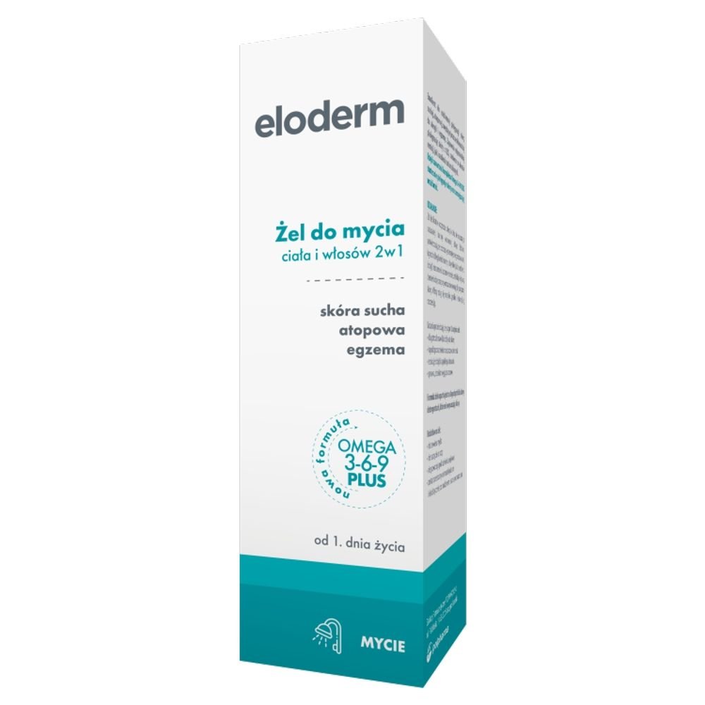 Nieznana Eloderm, zel, do mycia ciala i wlosow, 2w1, 200 ml — Inhaltsstoffe i ocena