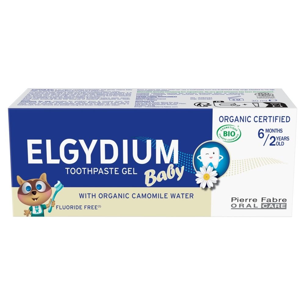 Elgydium Baby,pasta,do zebow, w postaci zelu,6m-2lat,30ml — Inhaltsstoffe i ocena