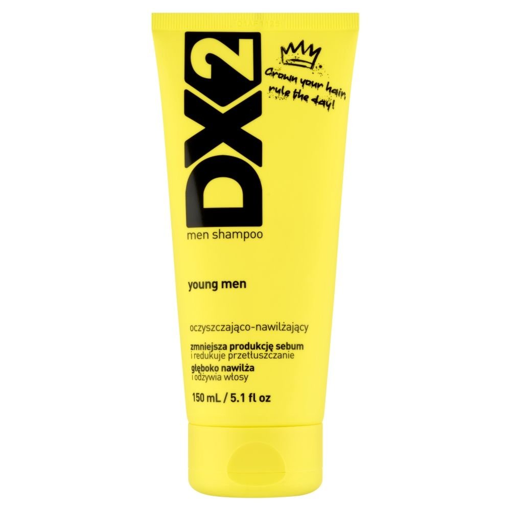 Nieznana DX2, szampon oczyszczająco-nawilżający dla mężczyzn, 150 ml