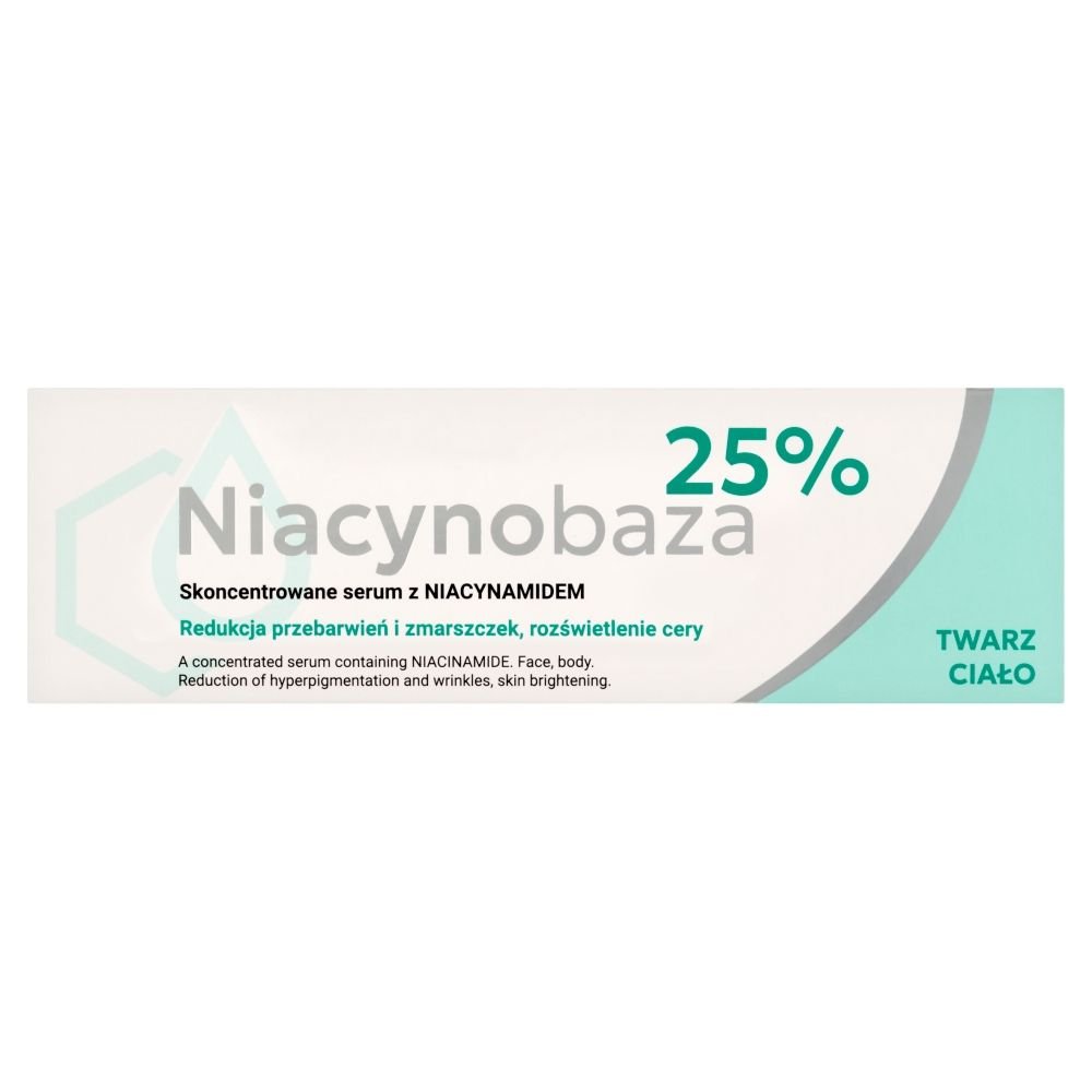 Niacynobaza 25%, serum, skoncentrow.,z niacynamid., 30 g — Inhaltsstoffe i ocena