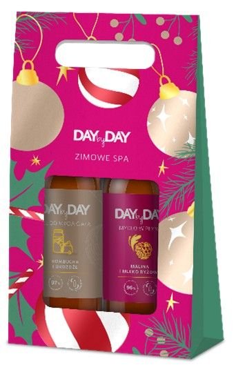 Nieznana DAYbyDAY Zestaw Mydło Malina i Mleko ryżowe, Żel Kombucha i Drożdże, 2x400 ml — Inhaltsstoffe und Bewertung