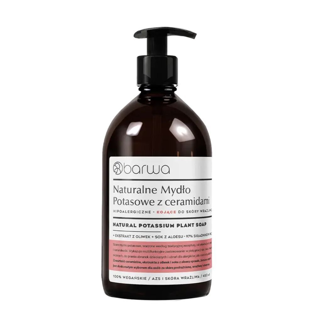 BARWA Barwa, Naturalne Mydło Potasowe kojące, 480 ml — Inhaltsstoffe und Bewertung