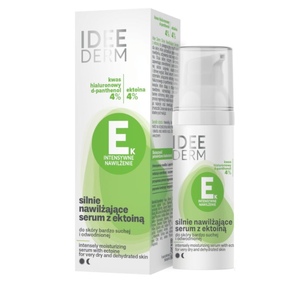 IDEEPHARM Ideederm, serum silnie nawilżające z ektoiną, 30ml — Inhaltsstoffe i ocena
