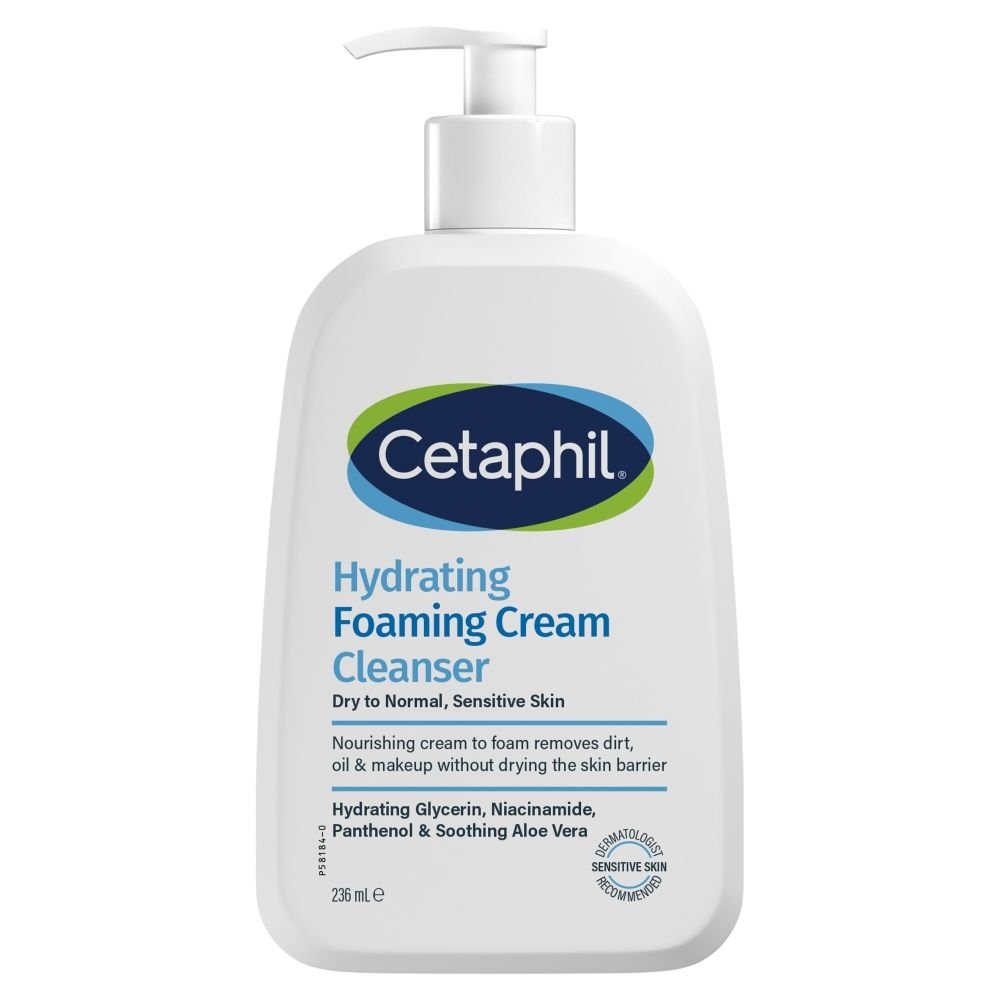 Cetaphil Hydrat.Foaming Cream Clean,pianka,oczysz,d/w,236ml — Inhaltsstoffe i ocena