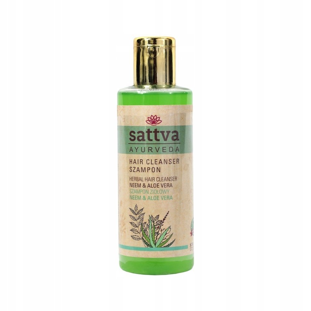 Sattva Shampoo mit Kräutern NEEM & ALOE VERA 210ml