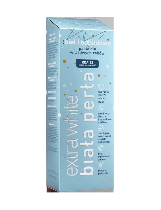 Biała Perła Biała Perła Wybielająca pasta do zębów :biel i odbudowa 75ml — Inhaltsstoffe i ocena