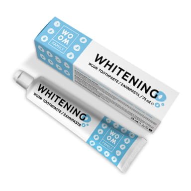 WOOM WOOM Family WHITENING - aufhellend Paste 75ml — Inhaltsstoffe und Bewertung