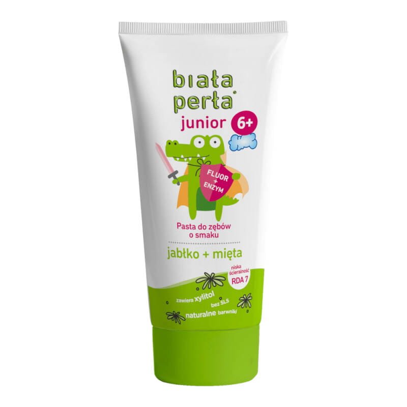 Biała Perła Biała Perła Pasta do zębów dla dzieci :junior 6+ 75ml — Inhaltsstoffe i ocena