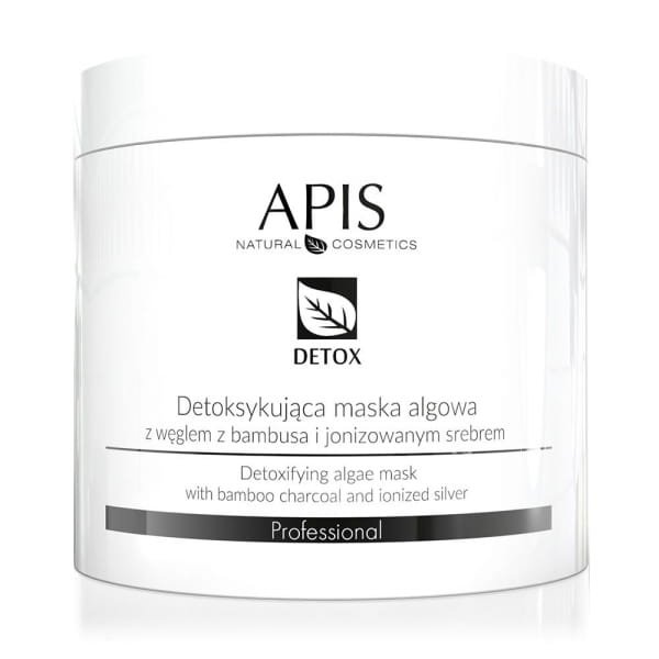 Apis APIS - DETOX Maska algowa detoksykująca z węglem z bambusa i jonizowanym srebrem 200g — Inhaltsstoffe und Bewertung