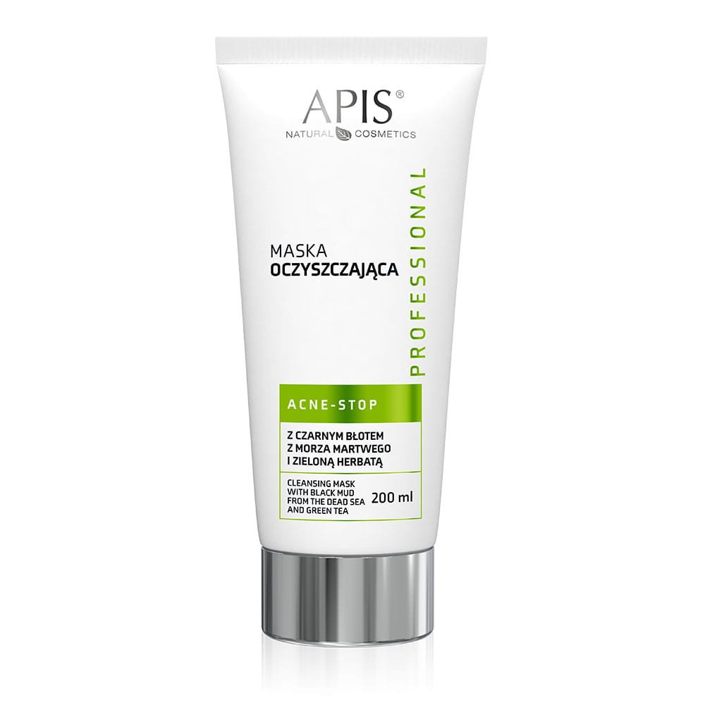 Apis APIS Acne-stop Maska oczyszczjąca z czarnym błotem z Morza martwego i zieloną herbatą 200 ml — Inhaltsstoffe i ocena