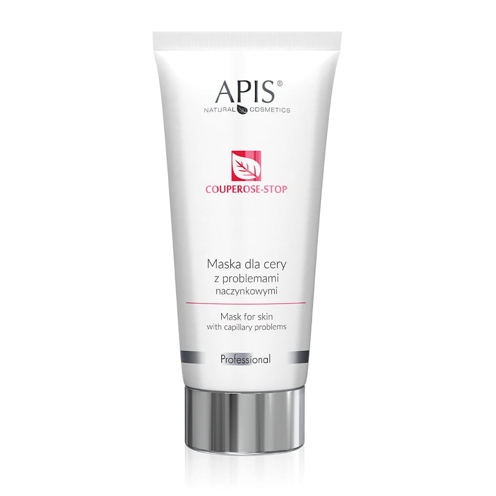 Nieznana Apis, Couperose-stop, Maska kremowa dla cery z problemami naczynkowymi, 200 ml — Inhaltsstoffe i ocena