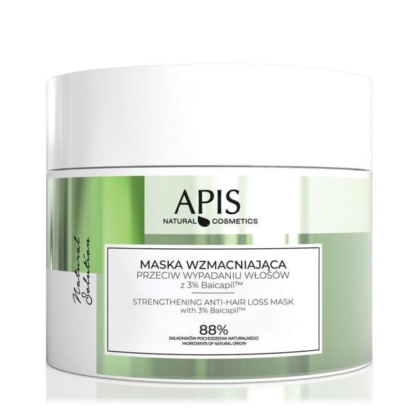 Apis APIS NATURAL SOLUTION Maske stärkend gegen Haarausfall Baicapil 200 ml — Inhaltsstoffe und Bewertung