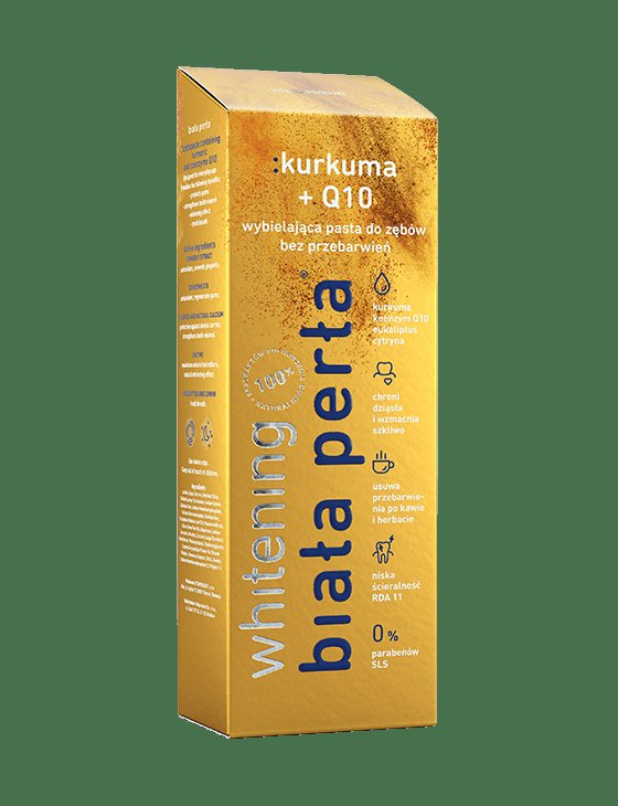 Biała Perła Biała Perła Wybielająca pasta do zębów :kurkuma + Q10 75ML — Inhaltsstoffe und Bewertung