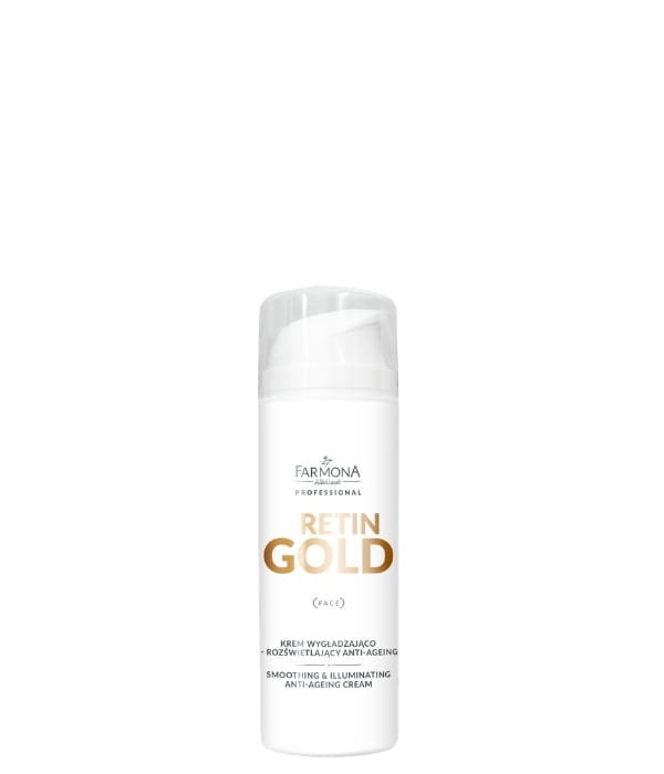 Farmona Farmona RETIN GOLD Krem wygładzająco - rozświetlający anti age 150ml — Inhaltsstoffe i ocena