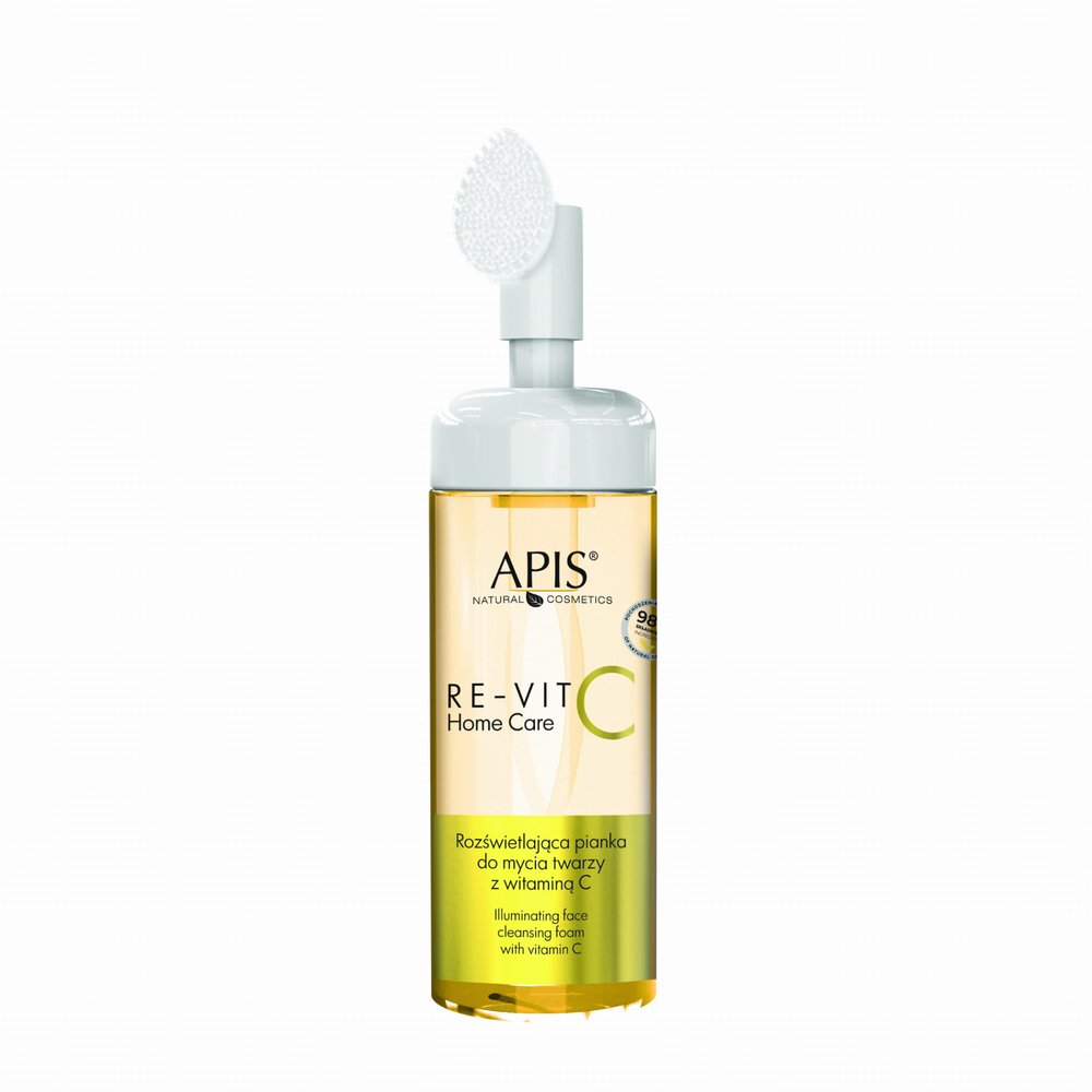 Apis Apis RE-VIT C HOME CARE Rozświetlająca pianka do mycia twarzy z witaminą C / 150 ml
