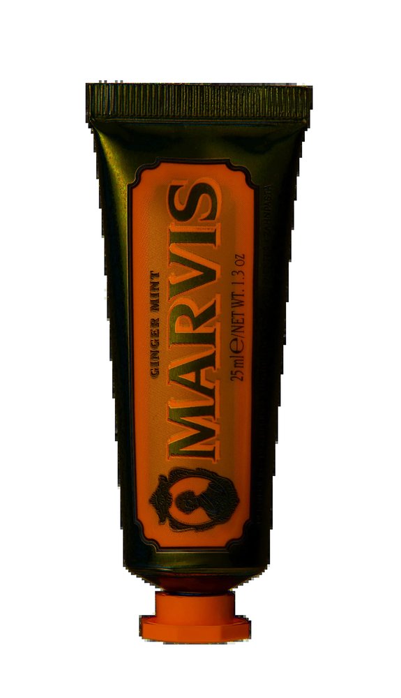MARVIS MARVIS Ginger Mint fluorowana pasta do zębów, 25 ml — Inhaltsstoffe i ocena