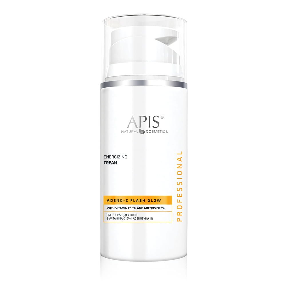 Apis Apis ADENO-C Flash Glow Energetyzujący krem do twarzy z witaminą C i adenozyną 100ml