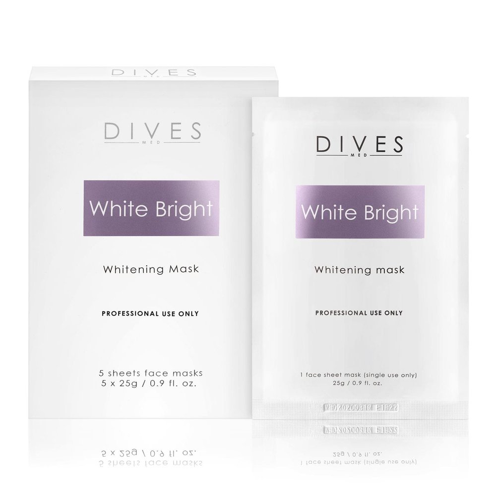 Nieznana DivesMed White Bright Mask - maska depigmentująca 1szt 25g — Inhaltsstoffe und Bewertung