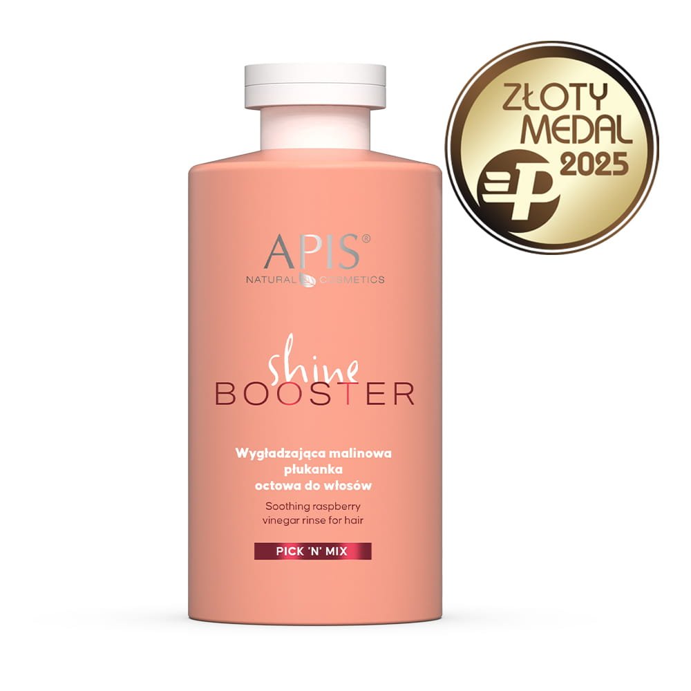 Apis Apis PICK'N'MIX Wygładzająca malinowa płukanka octowa do włosów  300 ml — Inhaltsstoffe i ocena