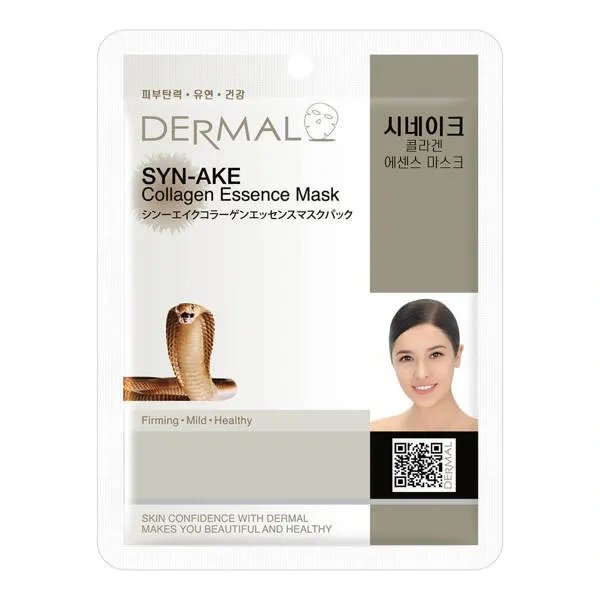 Dermal Dermal Kolagenowa maska w płachcie z jadem węża, 23 ml — Inhaltsstoffe und Bewertung