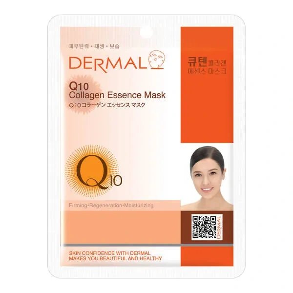 Dermal Dermal mit Kollagen Tuchmaske z mit Coenzym Q10, 23 ml — Inhaltsstoffe und Bewertung