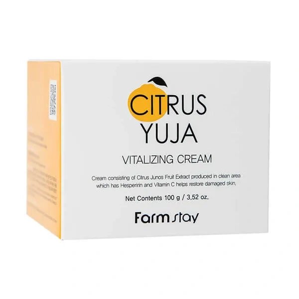 Farmstay Farmstay Citrus Yuja Rewitalizujący krem do twarzy z ekstraktem z owoców Yuzu, 100ml — Inhaltsstoffe i ocena