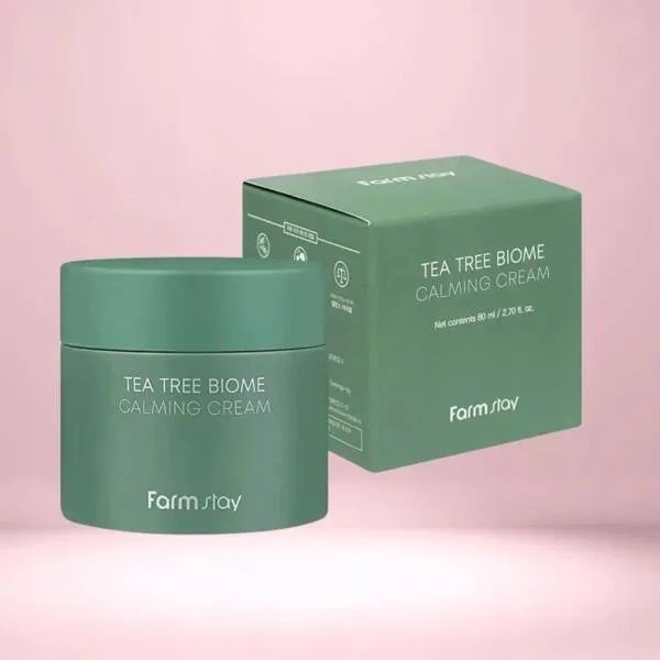Farmstay FARMSTAY TEA TREE BIOME Kojący krem z ekstraktem z drzewa herbacianego do skóry problematycznej, 80ml — Inhaltsstoffe i ocena